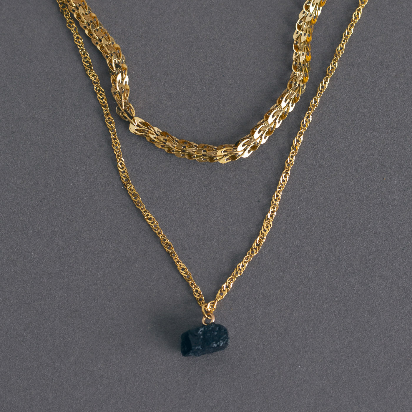 
                  
                    ISOLDE Black Agate Necklace
                  
                