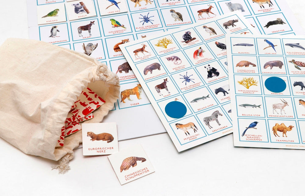 
                  
                    Bedrohte Tiere Bingo Game
                  
                