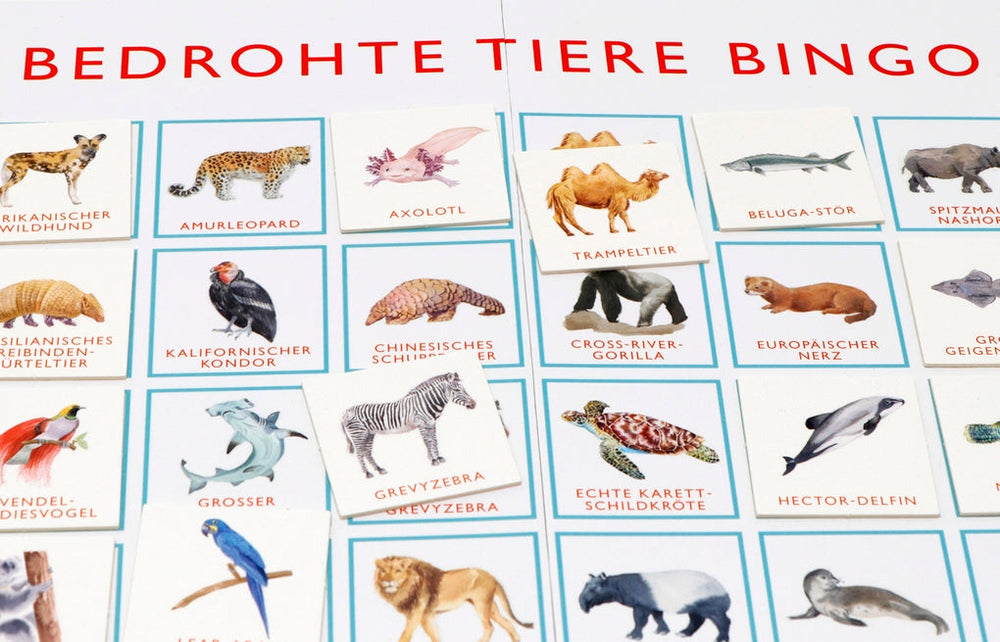 
                  
                    Bedrohte Tiere Bingo Game
                  
                