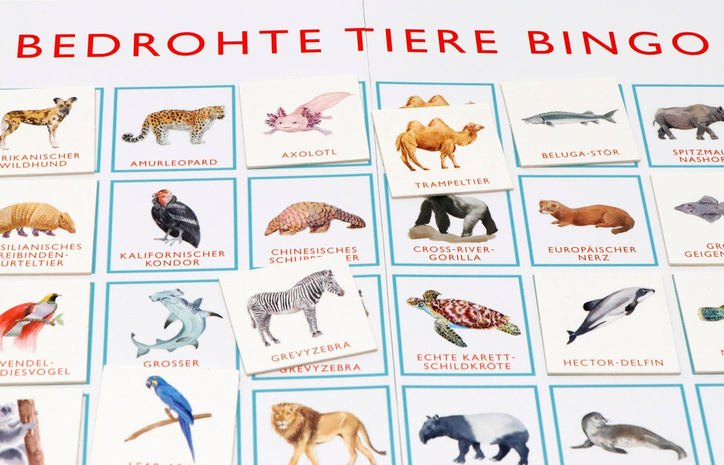 
                  
                    Bedrohte Tiere Bingo-Spiel
                  
                