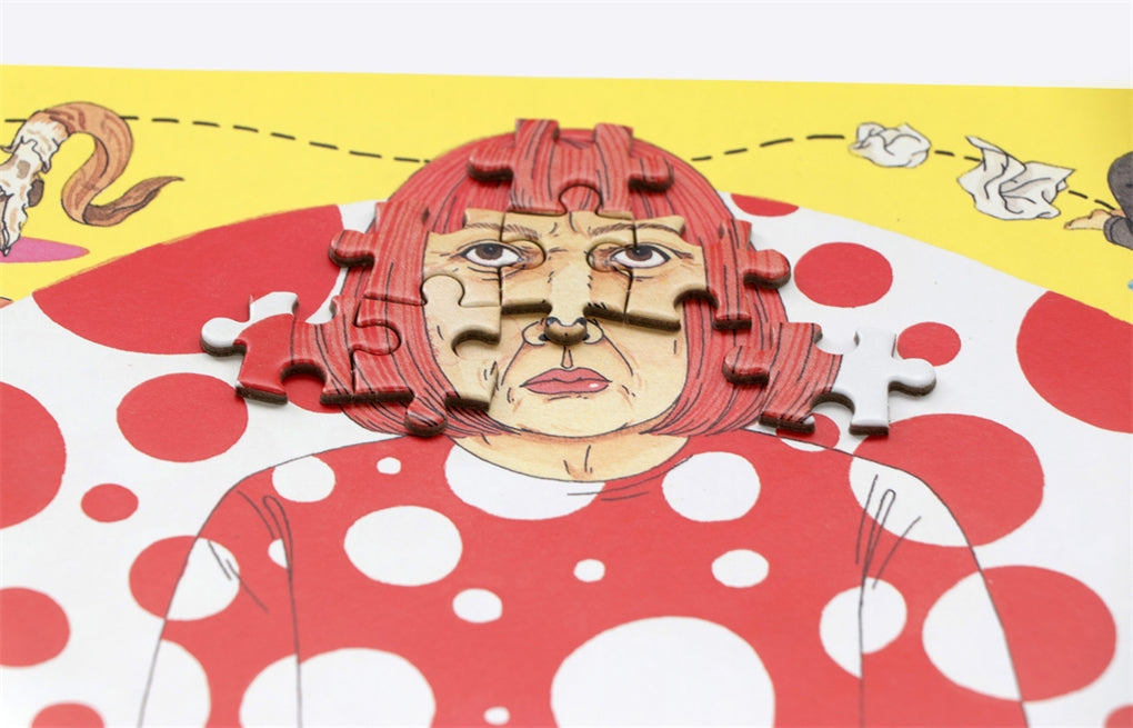 
                  
                    Yayoi Kusamas Welt-Puzzle
                  
                