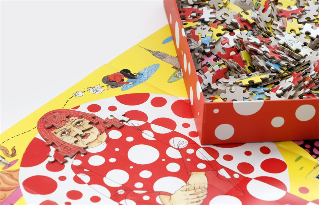 
                  
                    Yayoi Kusamas Welt-Puzzle
                  
                
