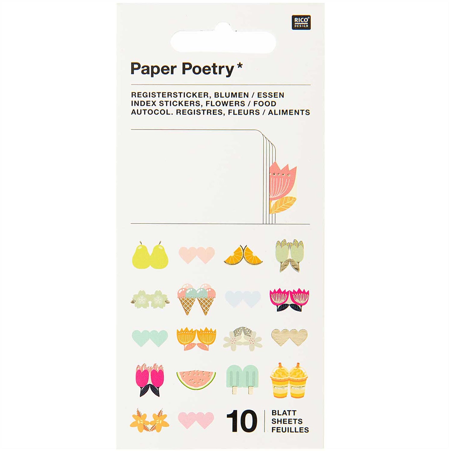 
                  
                    Book Index Flower Mix Sticker
                  
                