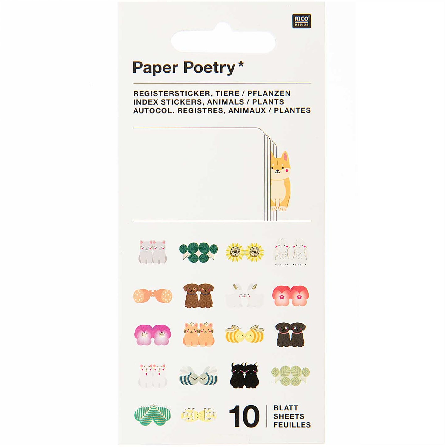 
                  
                    Book Index Animal Mix Sticker
                  
                