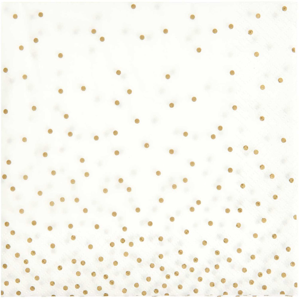 
                  
                    Gold Dots Paper Napkins
                  
                