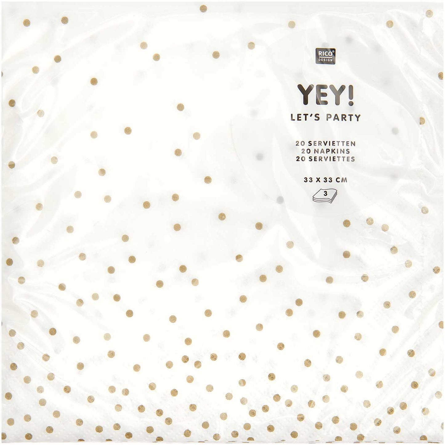 
                  
                    Gold Dots Paper Napkins
                  
                