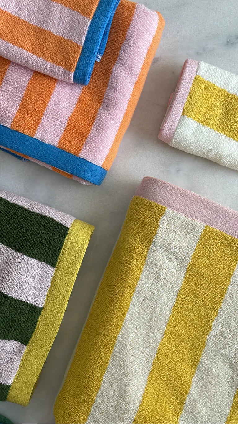 
                  
                    Yellow Stripe Towel
                  
                