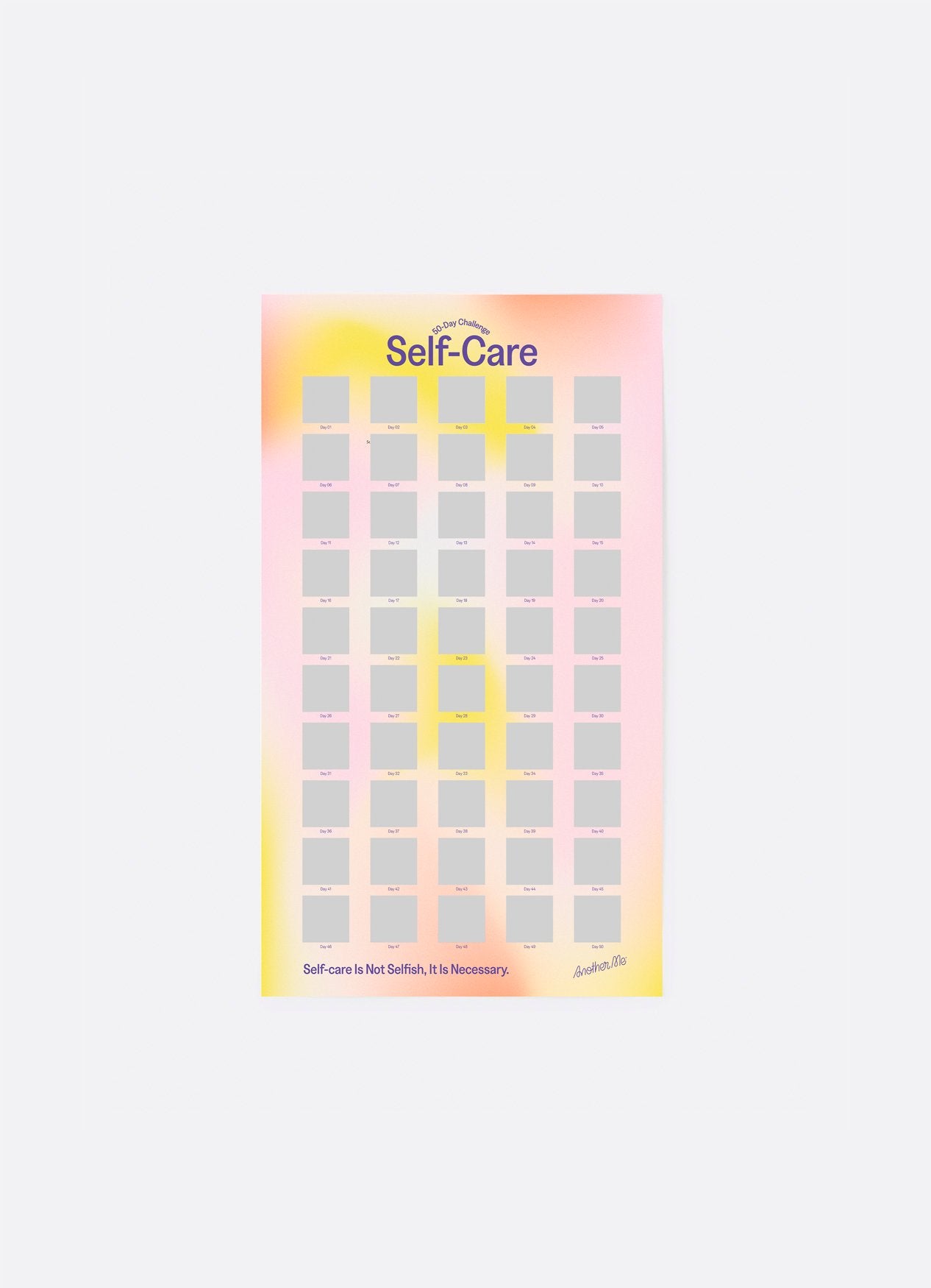 
                  
                    50 Day Challenge Self-Care Poster
                  
                