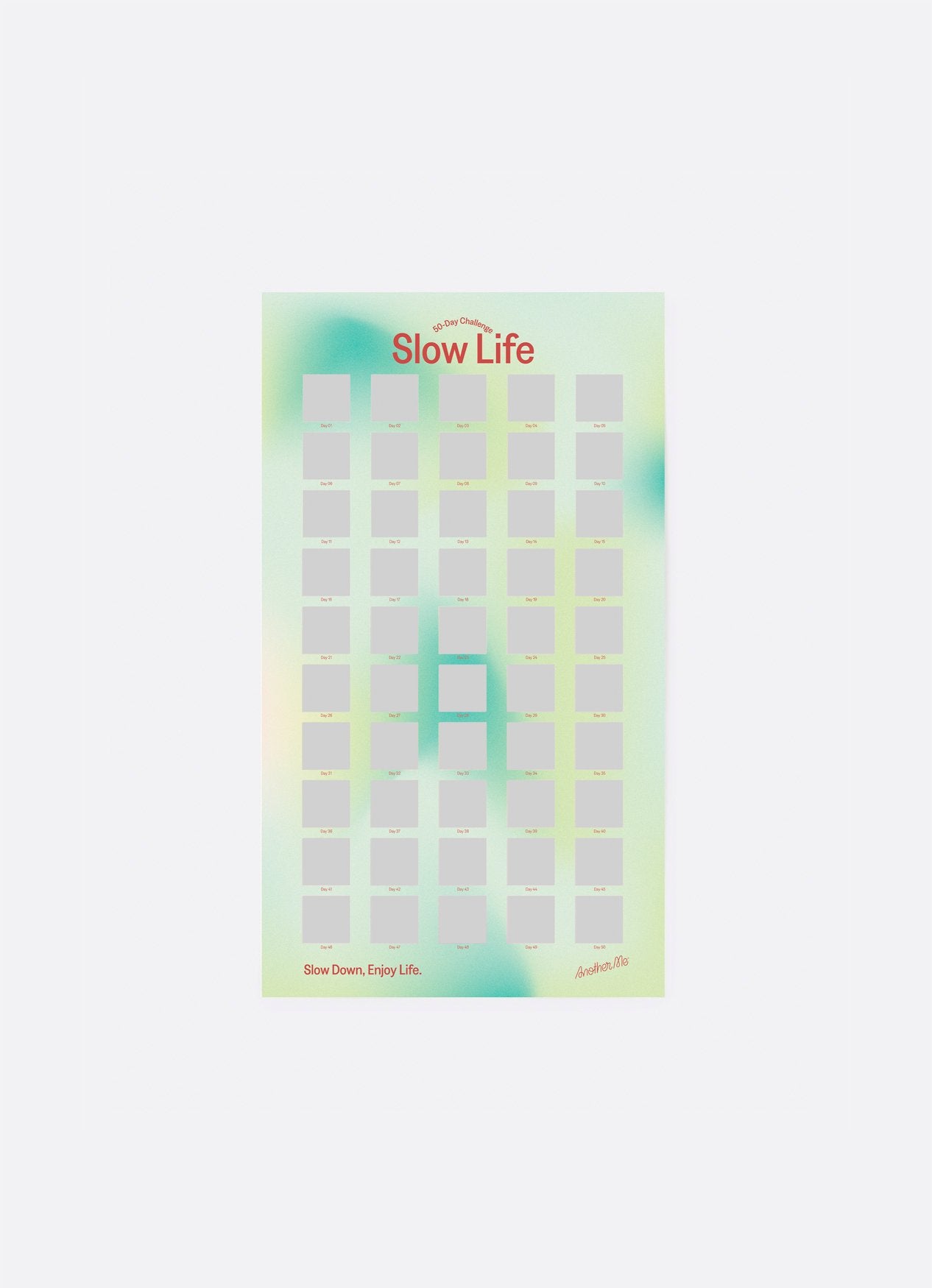
                  
                    50 Day Challenge Slow Life Poster
                  
                