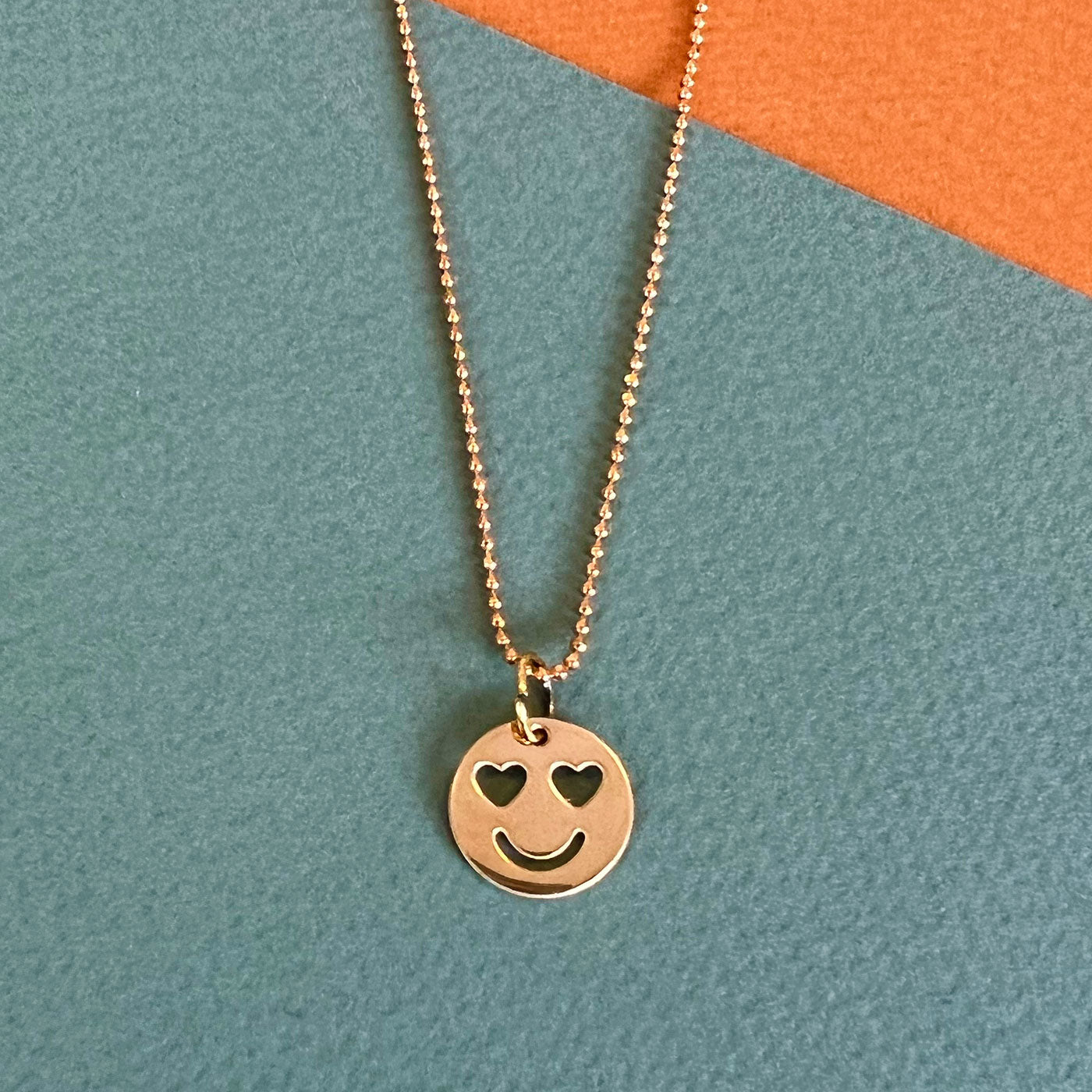 
                  
                    Golden Smiley Necklace
                  
                