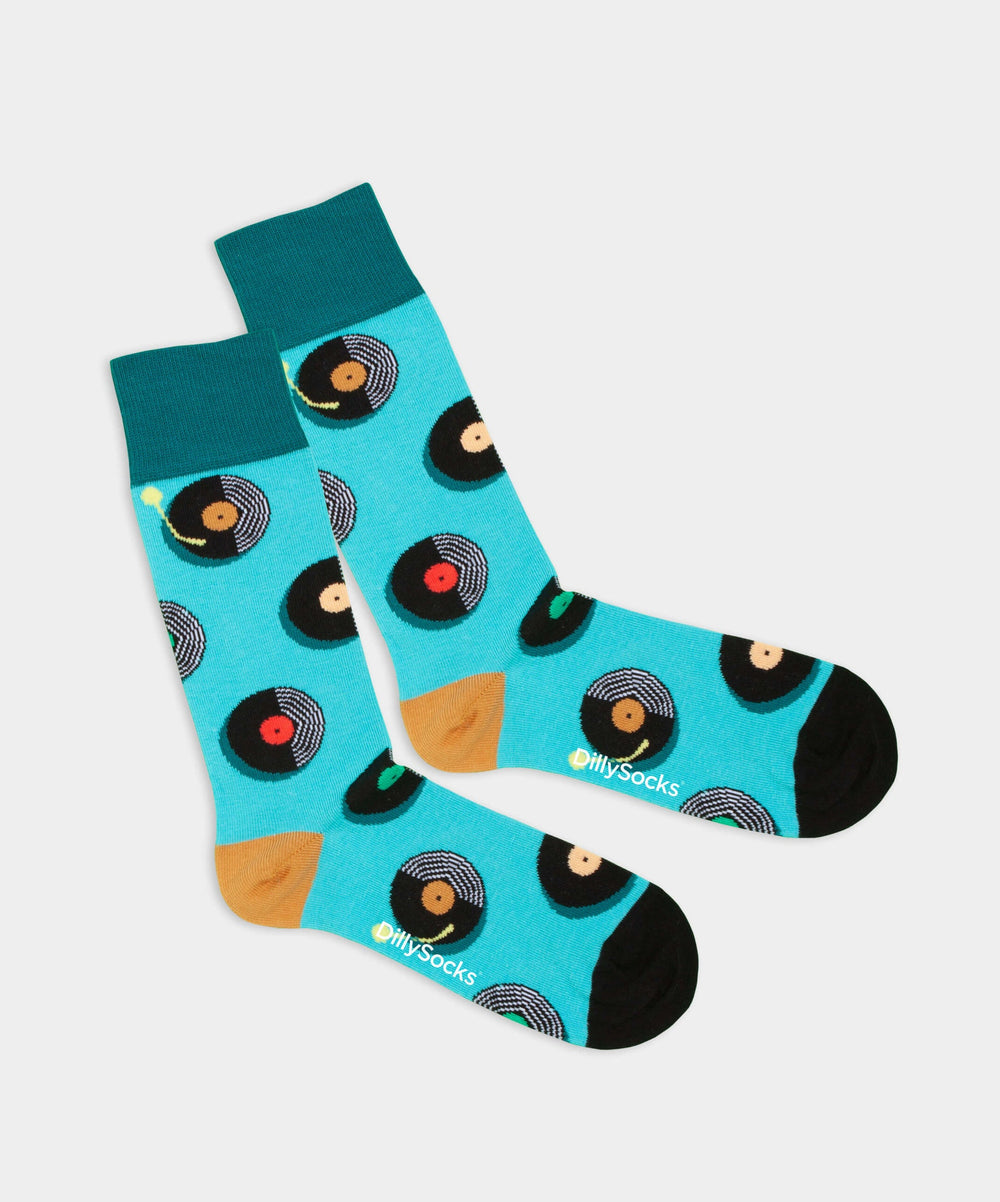 Vinyl Record Socks