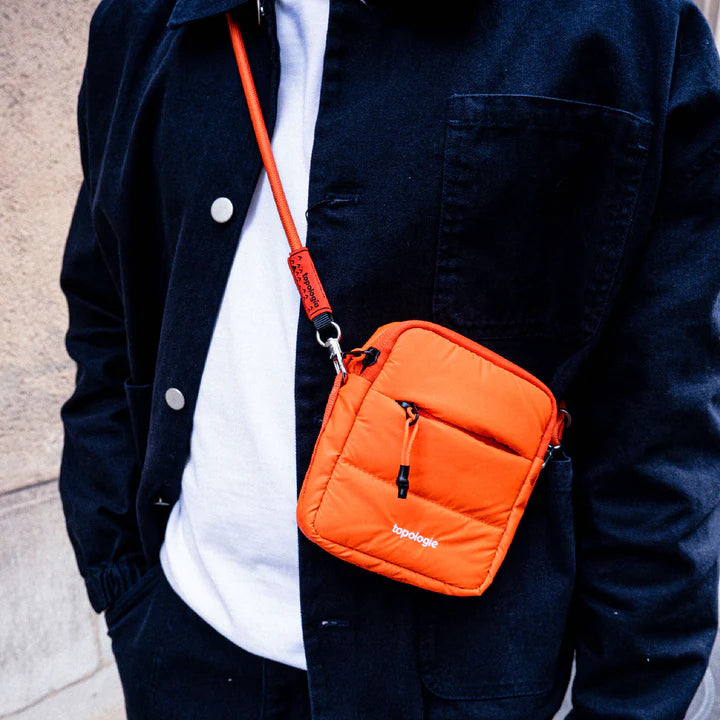 
                  
                    Charred Desert Puffer Tinbox Mini Bag With Black Reflective Rope Strap
                  
                