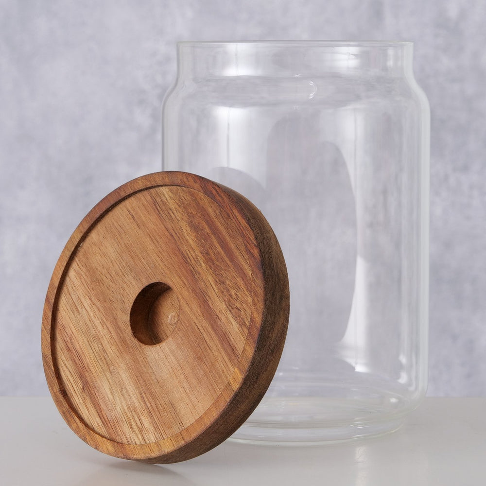 
                  
                    A TAVOLA Small Clear Glass Storage Jar
                  
                