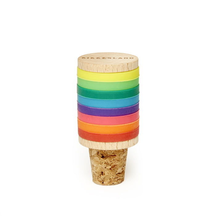 Regenbogen Weinringe Flaschenverschluss