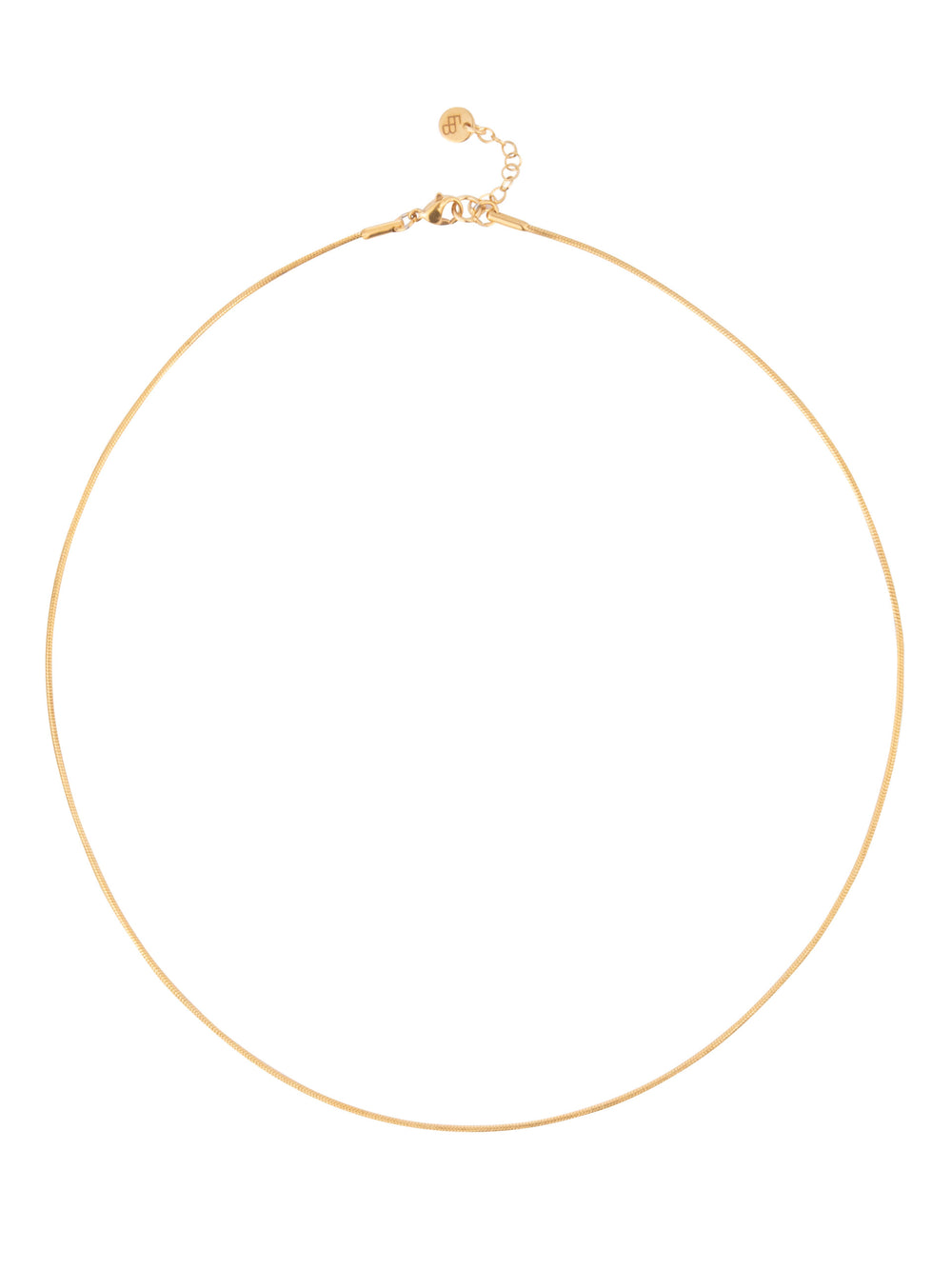 Small Gold Snake 4 Lengths Possible Necklace