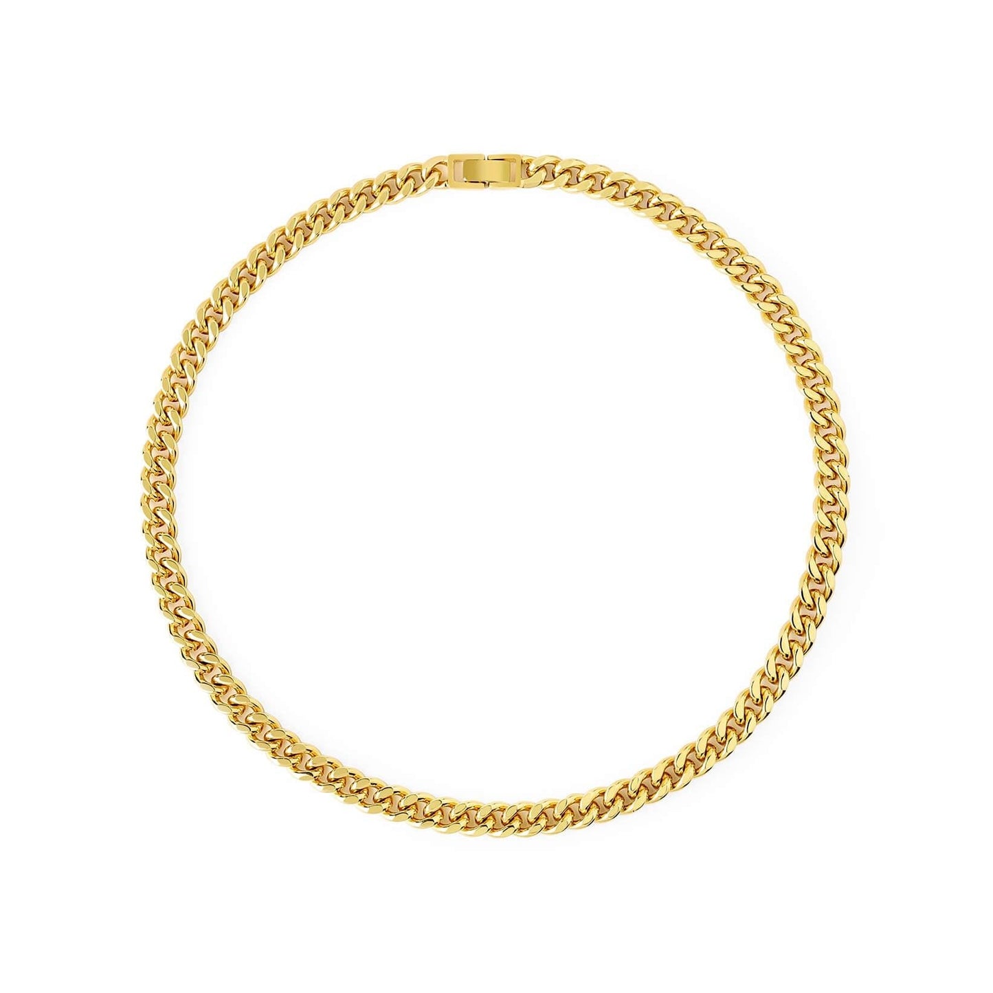 
                  
                    Gold Plated Curb Chain Necklace
                  
                