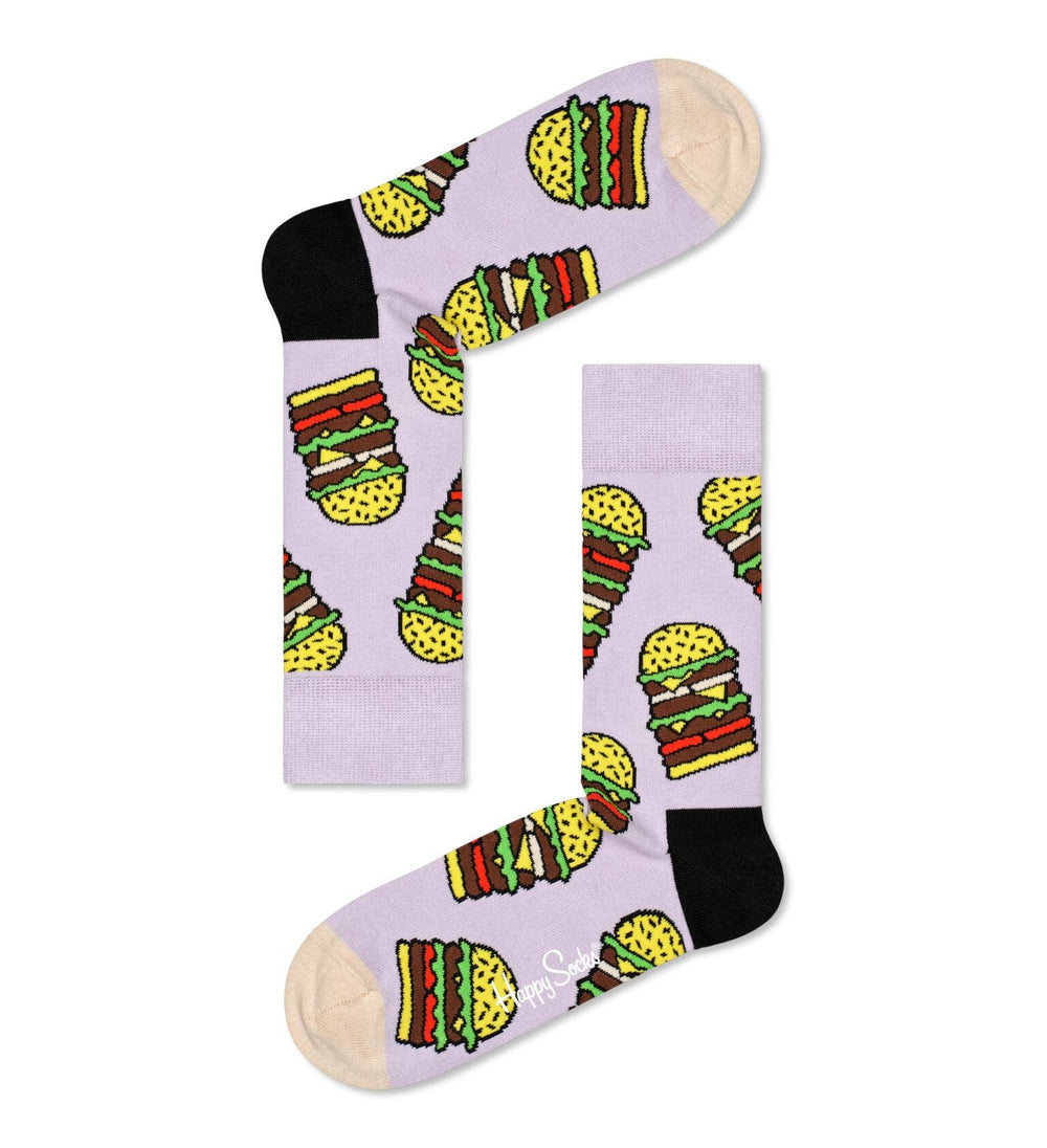 Light Purple Burger Socks