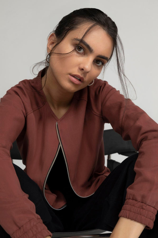 
                  
                    BOCA Dark Maroon Blouson Jacket
                  
                