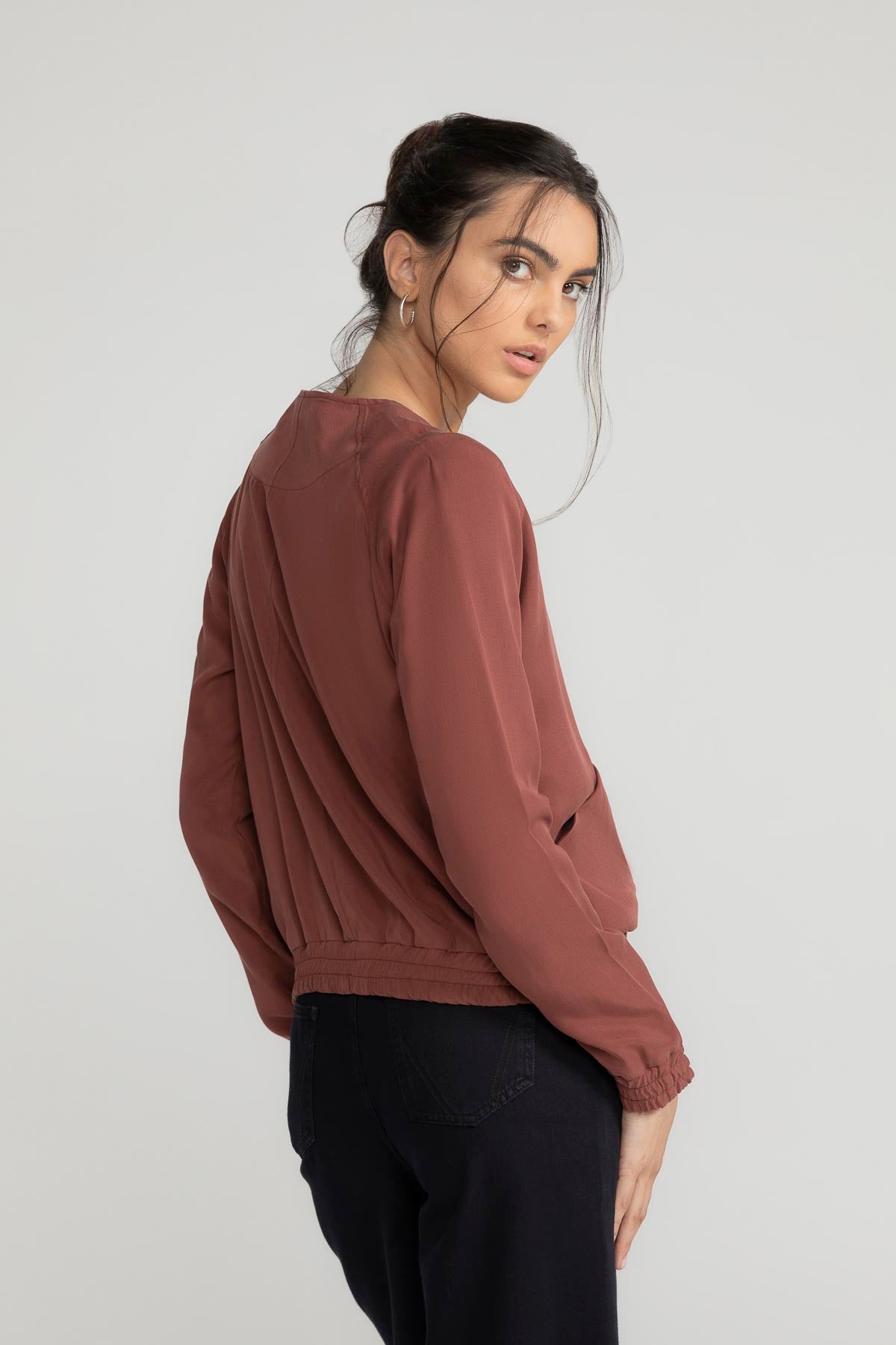 
                  
                    BOCA Dark Maroon Blouson Jacket
                  
                