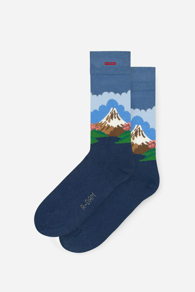 
                  
                    Blue Fuji Socks
                  
                