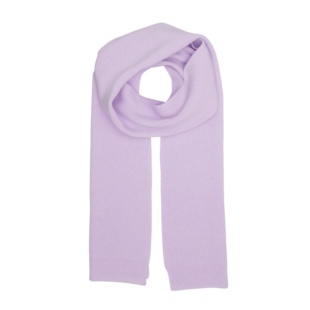 Soft Lavender Merino Wool Scarf
