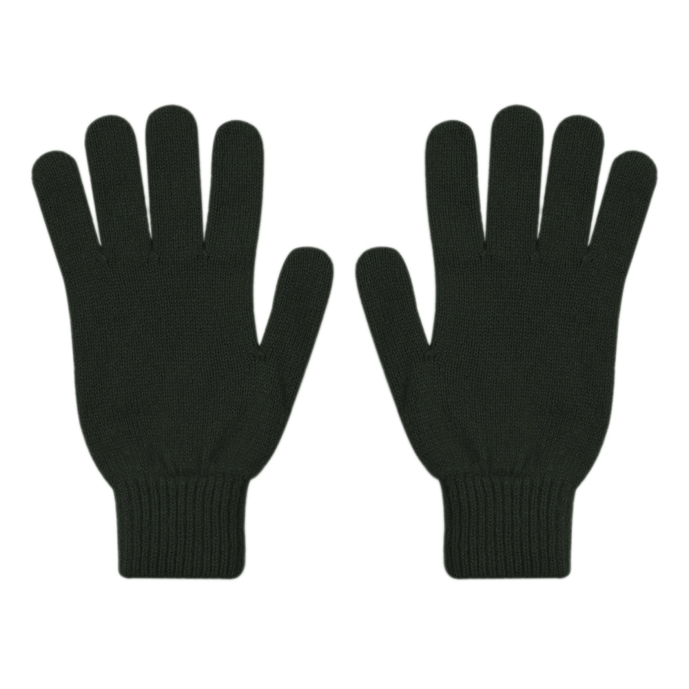 Hunter Green Merino Wool Gloves
