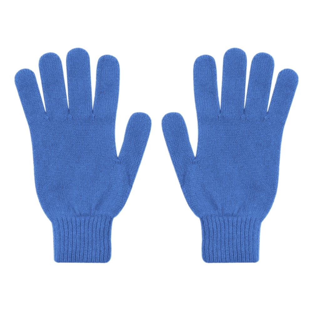 Pacific Blue Merino Wool Gloves