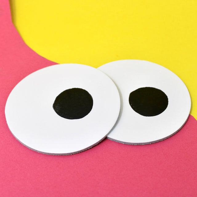 Googly Eye Coasters Set Of 4