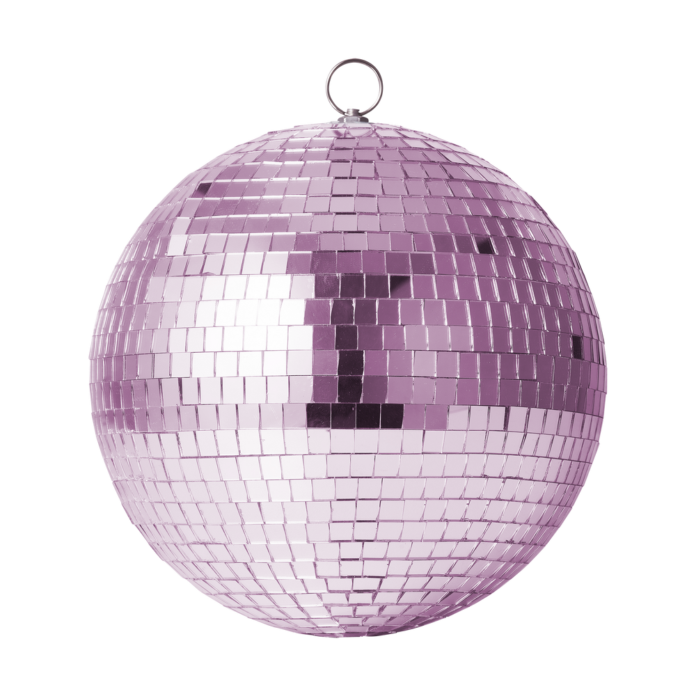 Large Soft Pink Round Disco Ball