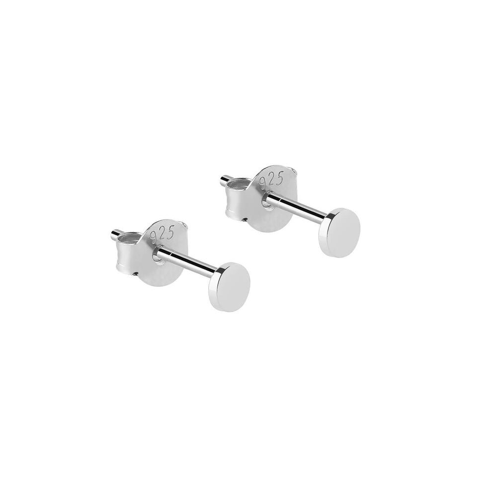 Silver Mini Stud Earrings