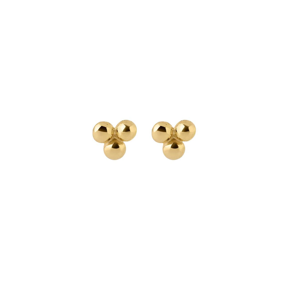 
                  
                    Gold Plated Triple Stud Earrings
                  
                