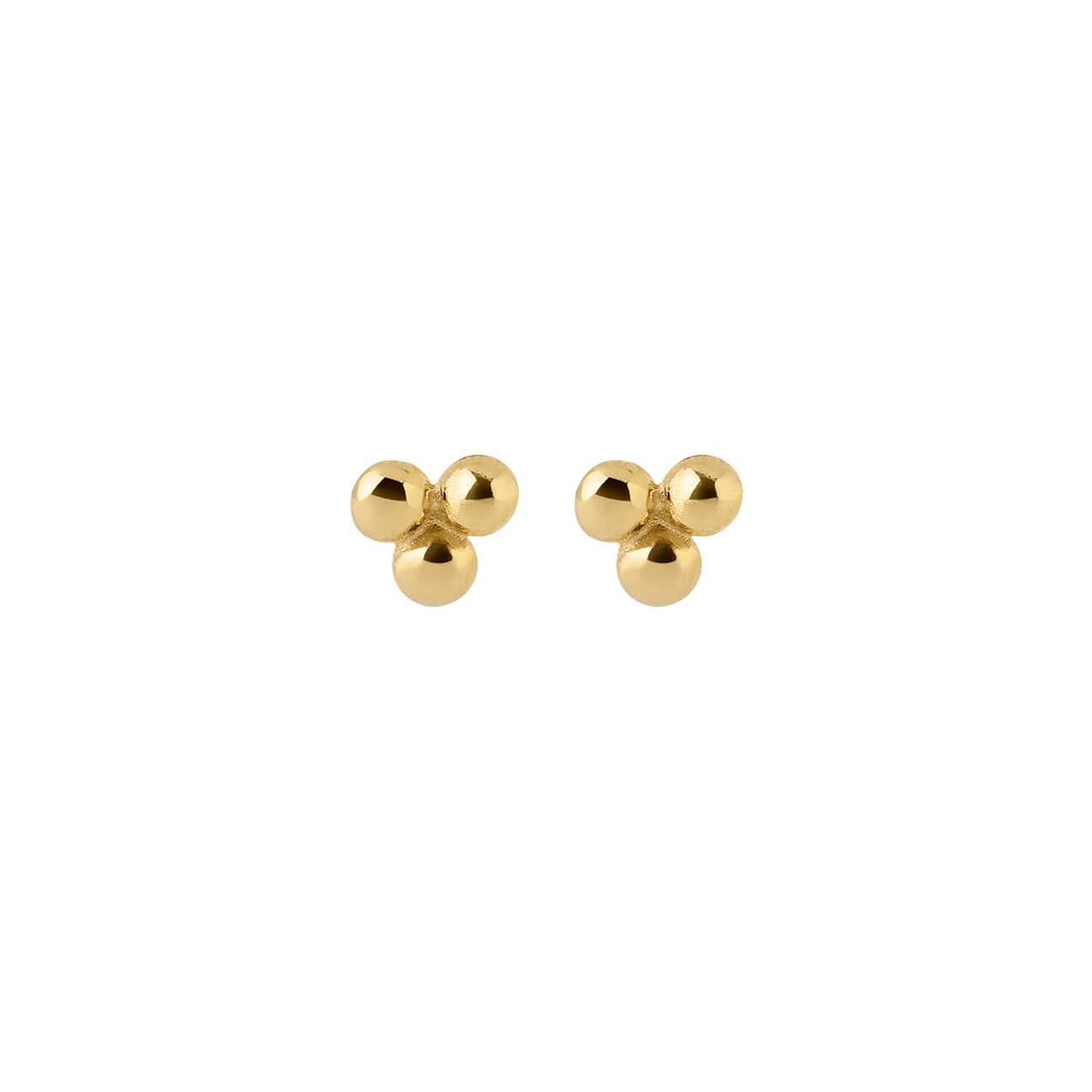 
                  
                    Gold Plated Triple Stud Earrings
                  
                
