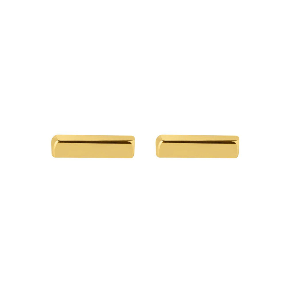
                  
                    Gold Plated Bar Stud Earrings
                  
                