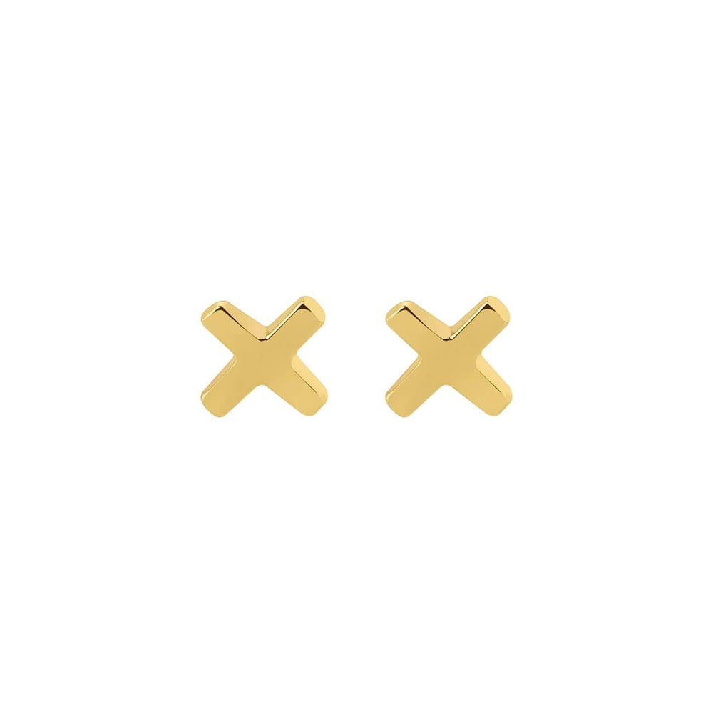
                  
                    Gold Plated Cross Stud Earrings
                  
                