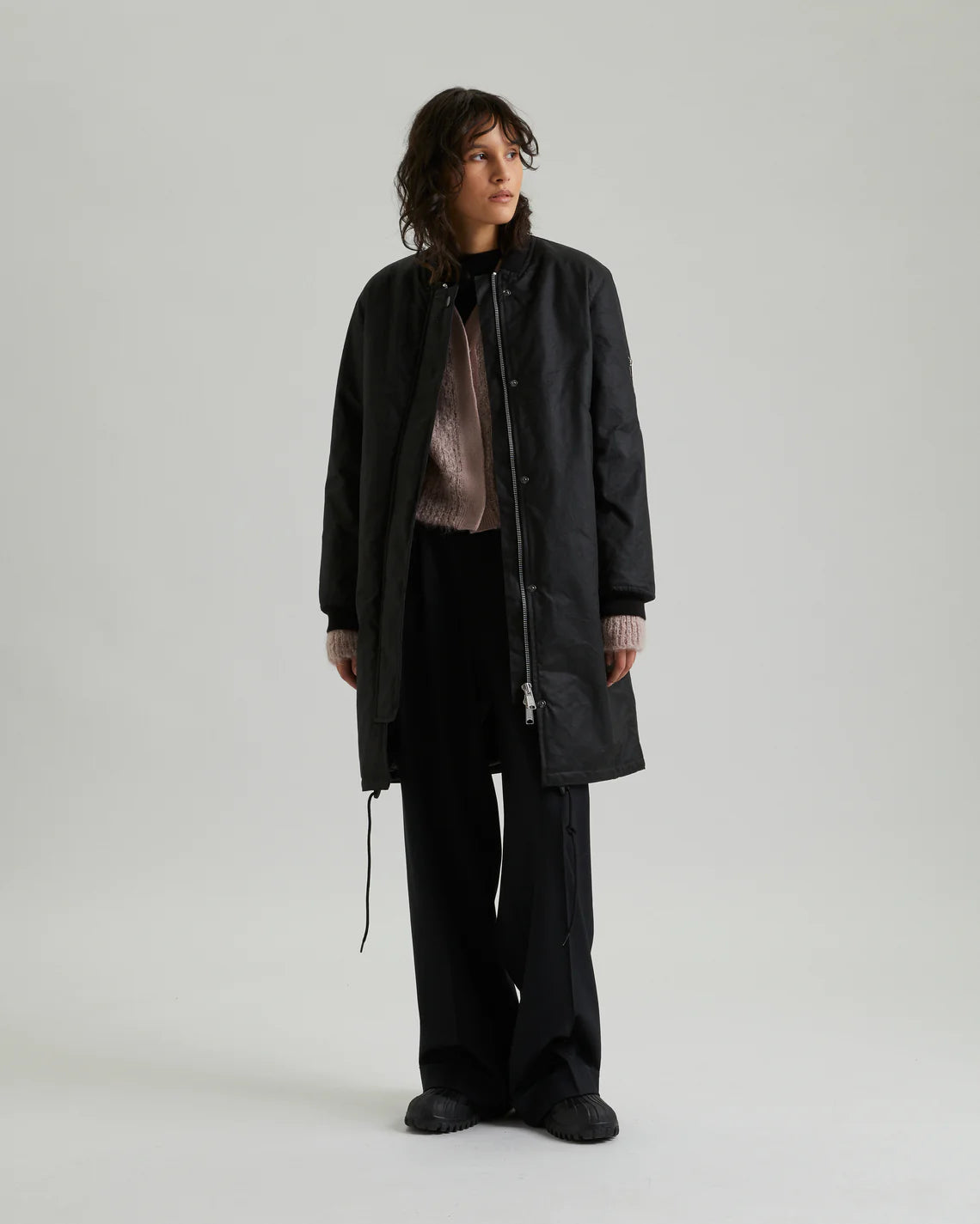 
                  
                    E.M BOMBER Black Coat
                  
                