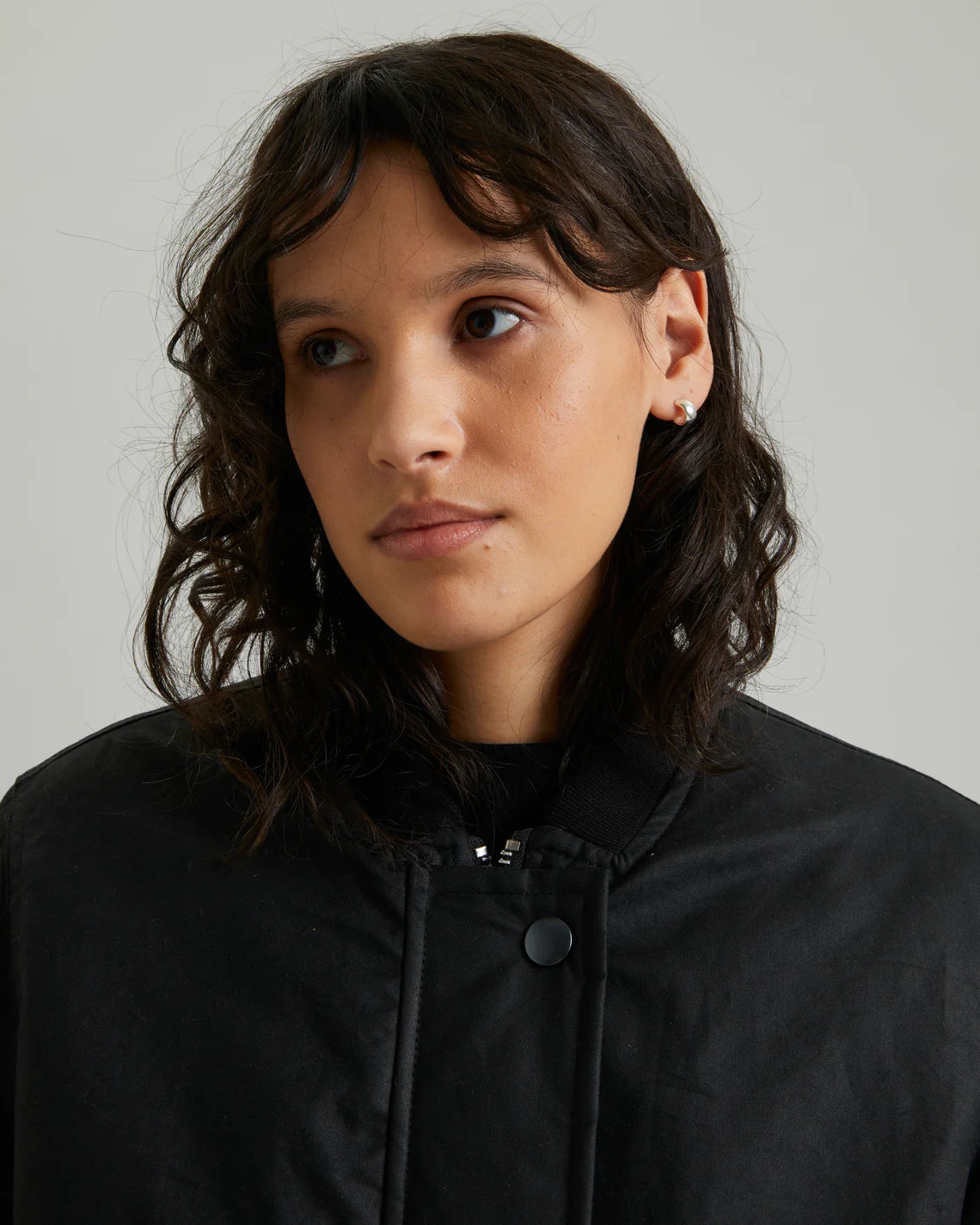 
                  
                    E.M BOMBER Black Coat
                  
                