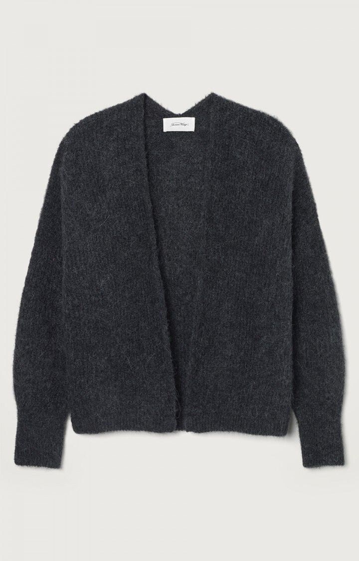Charcoal Melange Cardigan