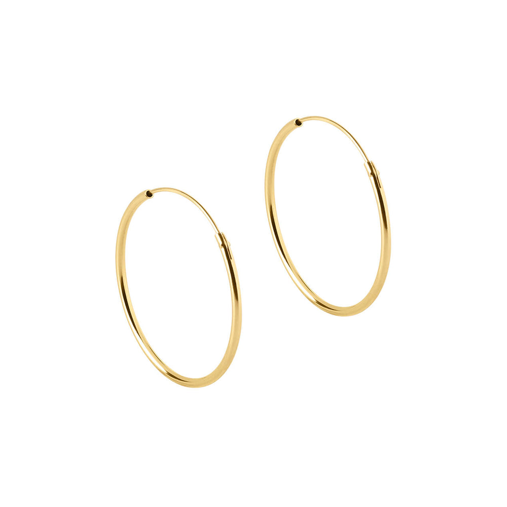 
                  
                    Gold Plated Hoop Earrings
                  
                