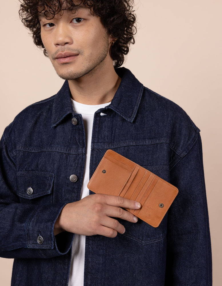 
                  
                    ALEX Wild Oak Fold Over Soft Grain Leather Wallet
                  
                
