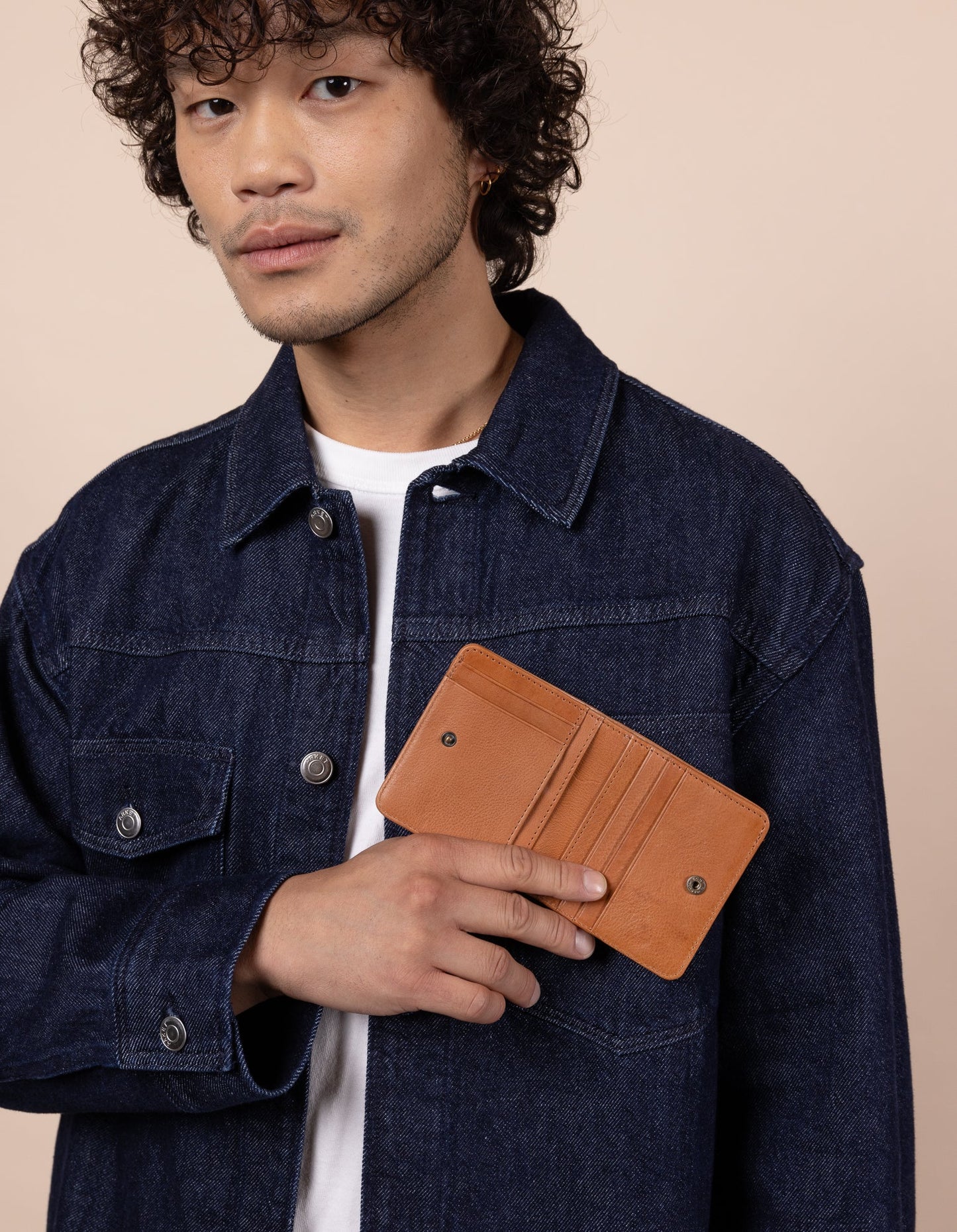
                  
                    ALEX Wild Oak Fold Over Soft Grain Leather Wallet
                  
                