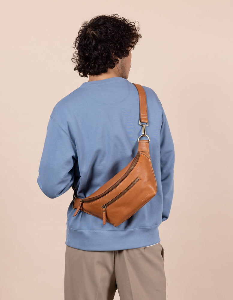 
                  
                    DREW Wild Oak Soft Grain Leather Bum Bag
                  
                