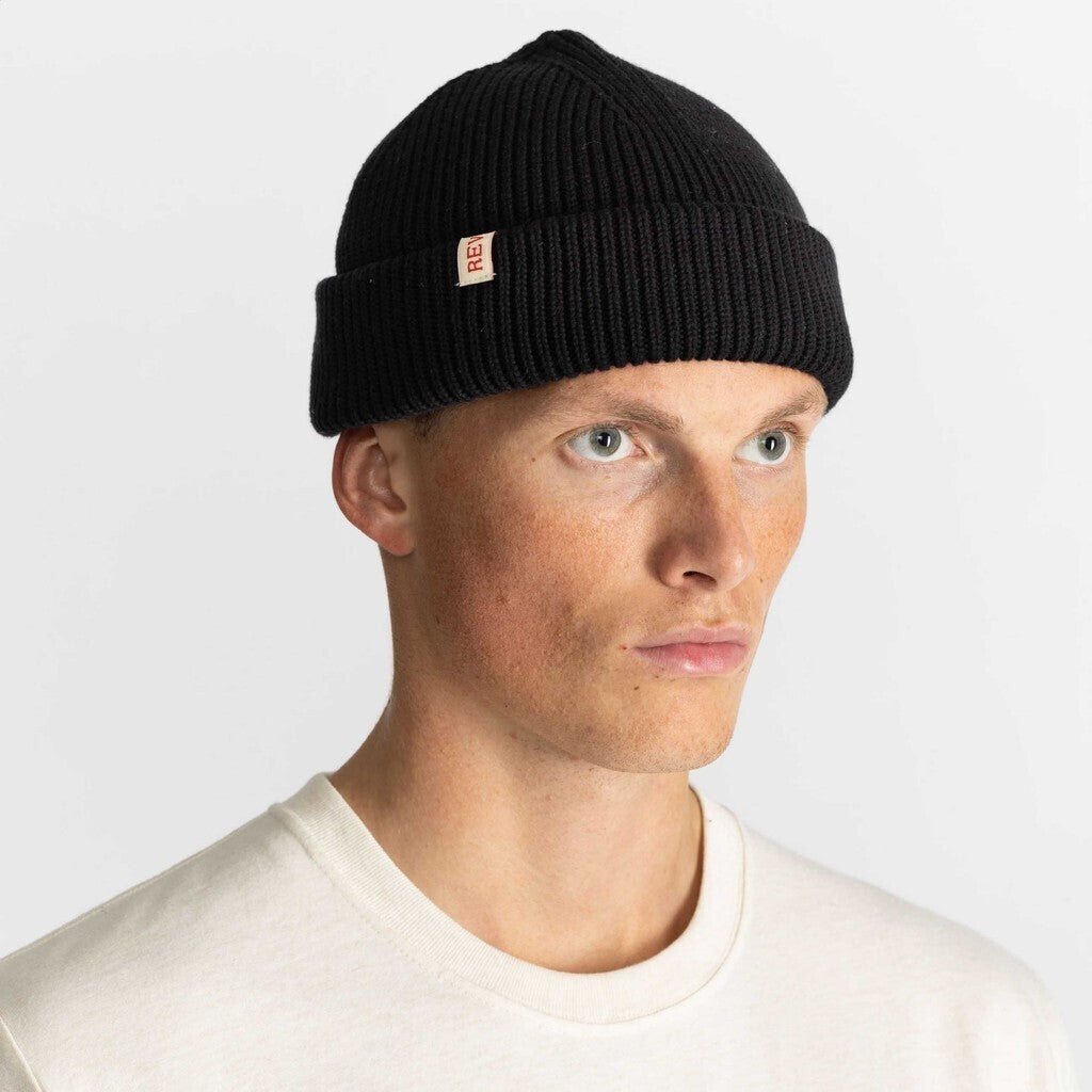 
                  
                    Black Fisherman Beanie Hat
                  
                
