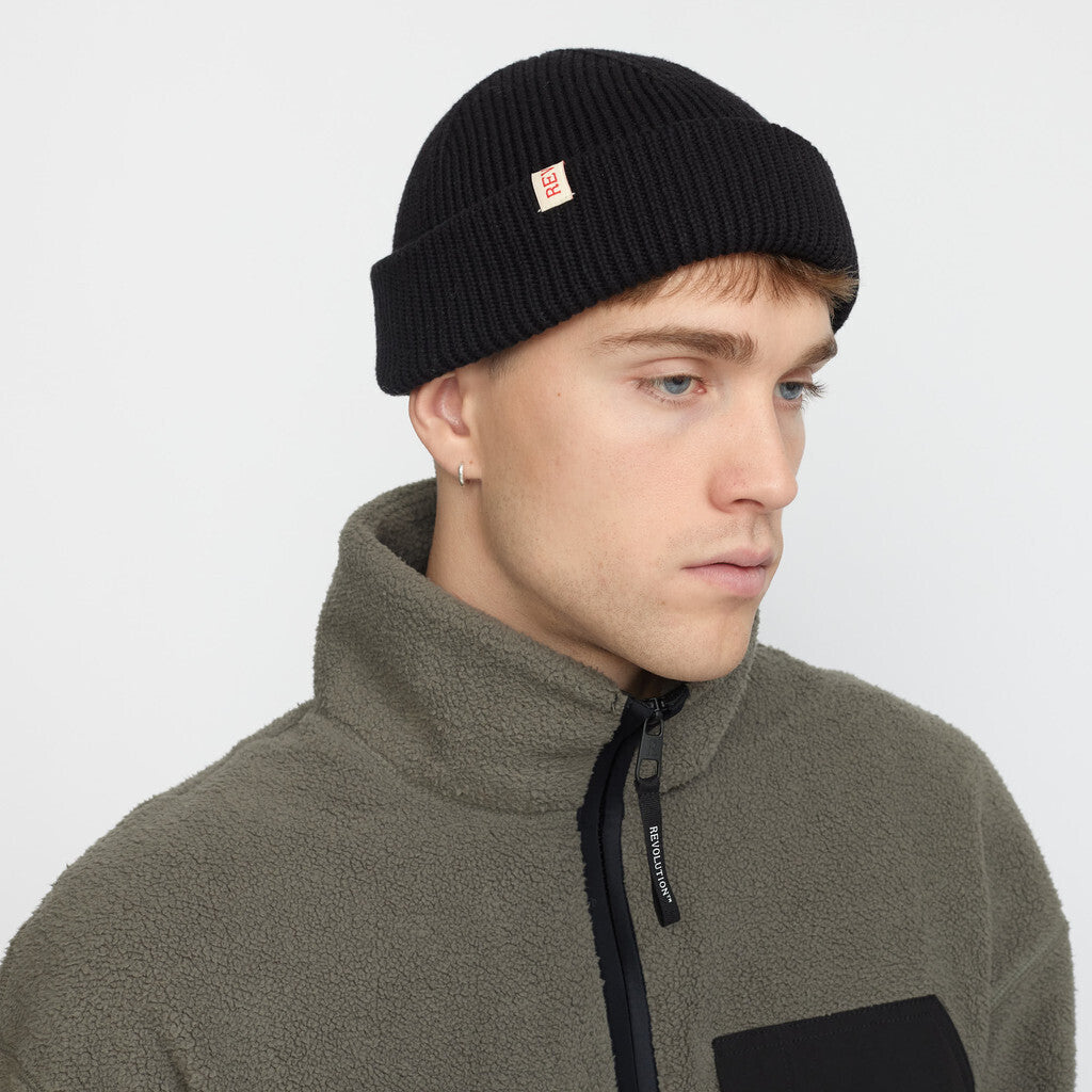 
                  
                    Black Fisherman Beanie Hat
                  
                