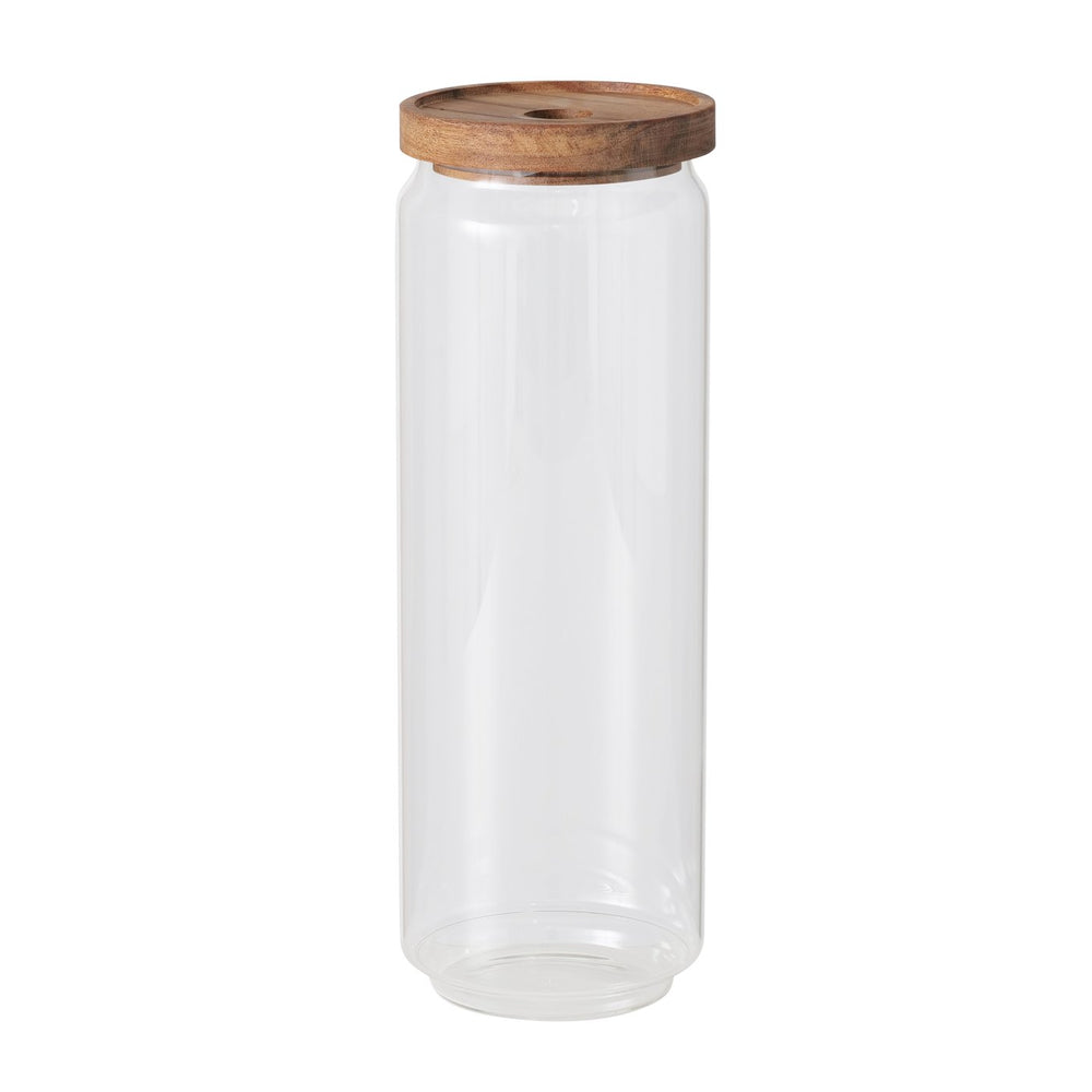 A TAVOLA Large Clear Glass Storage Jar