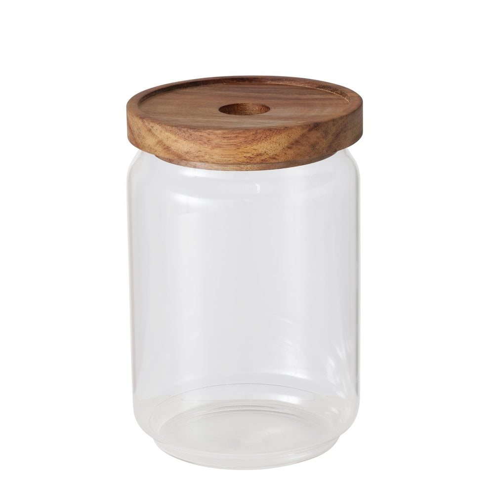 A TAVOLA Small Clear Glass Storage Jar