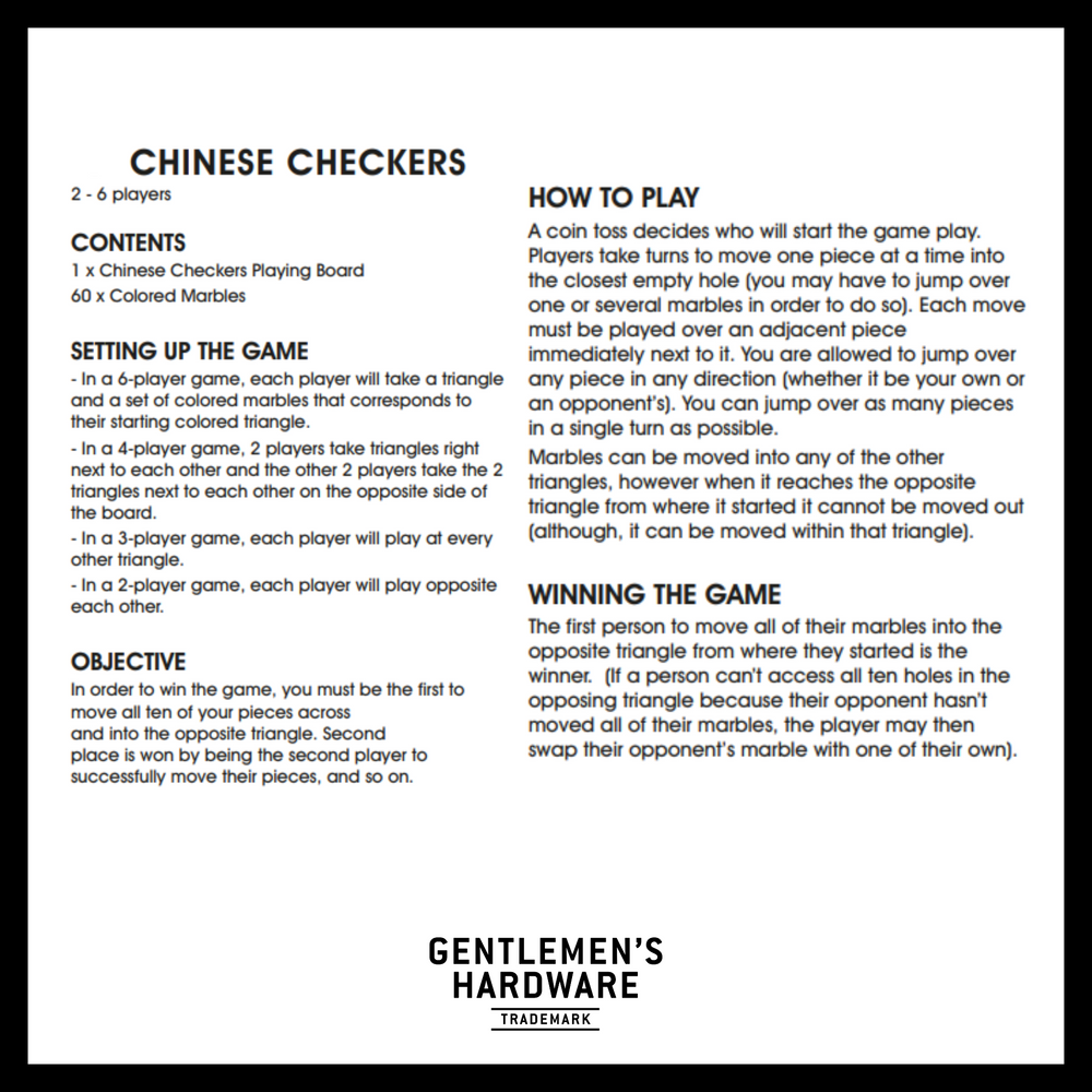 Chinese Checkers Game