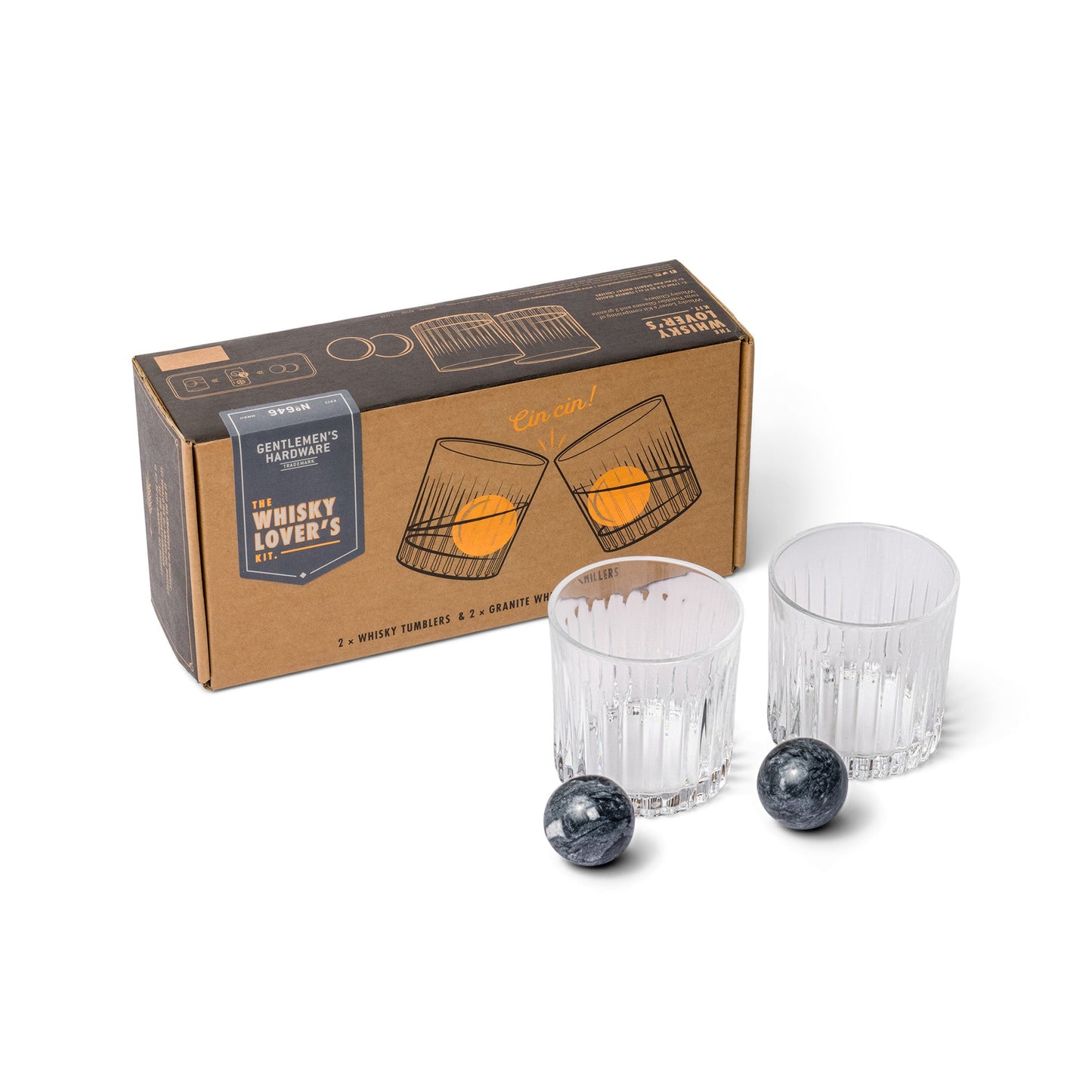 
                  
                    Cocktail Tumbler & Whiskey Stones Gift Set
                  
                