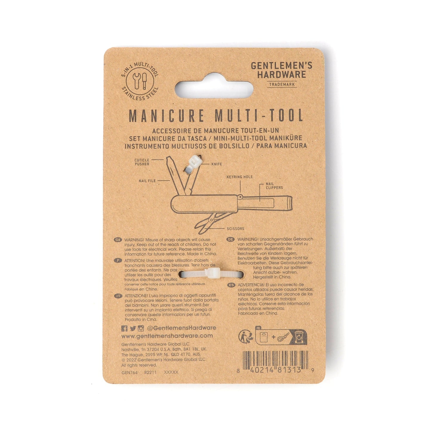 
                  
                    Mini Manicure Multitool
                  
                