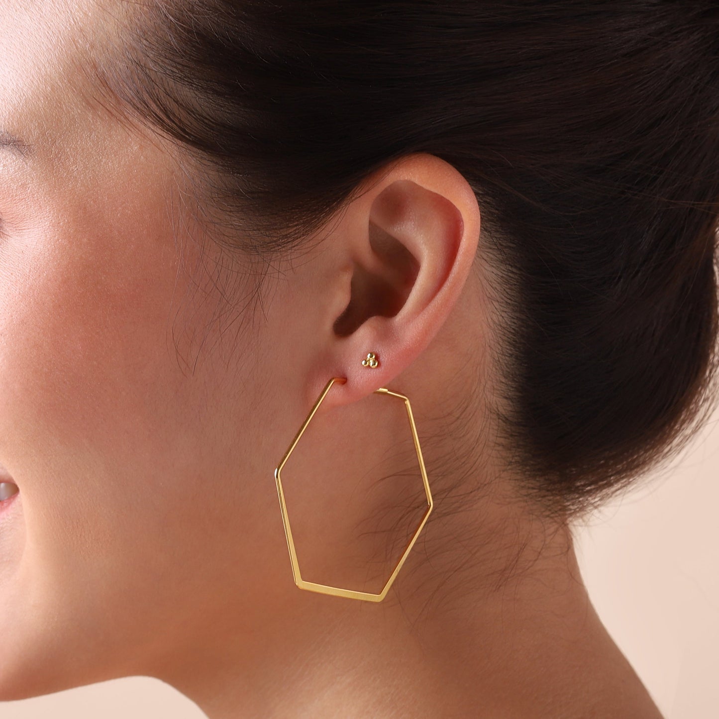 
                  
                    Gold Plated Triple Stud Earrings
                  
                
