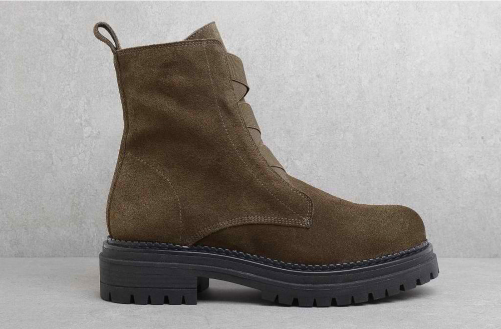 Khaki Crosta Boots